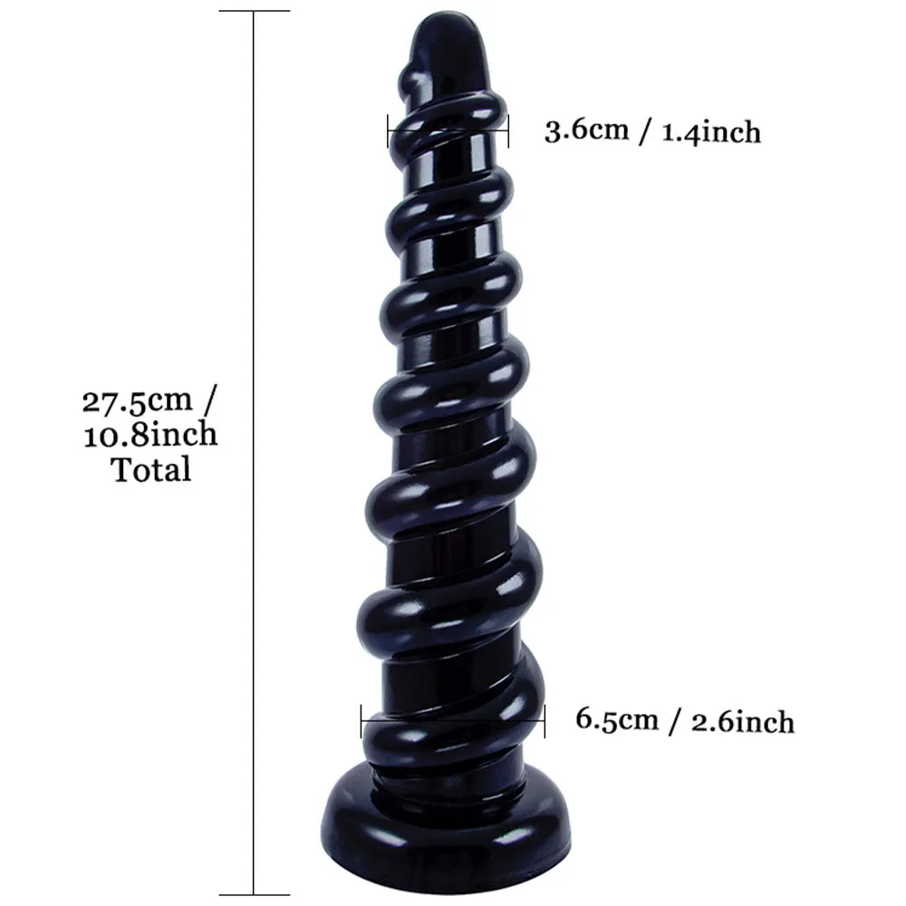11 inch Large Anal Dildo Butt Plug - Graduated Beads Anal Plug Huge Dildos for Women
