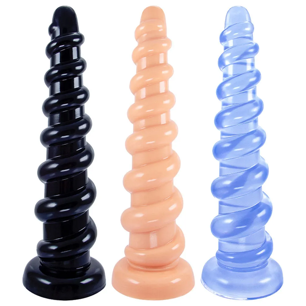 11 inch Large Anal Dildo Butt Plug - Graduated Beads Anal Plug Huge Dildos for Women