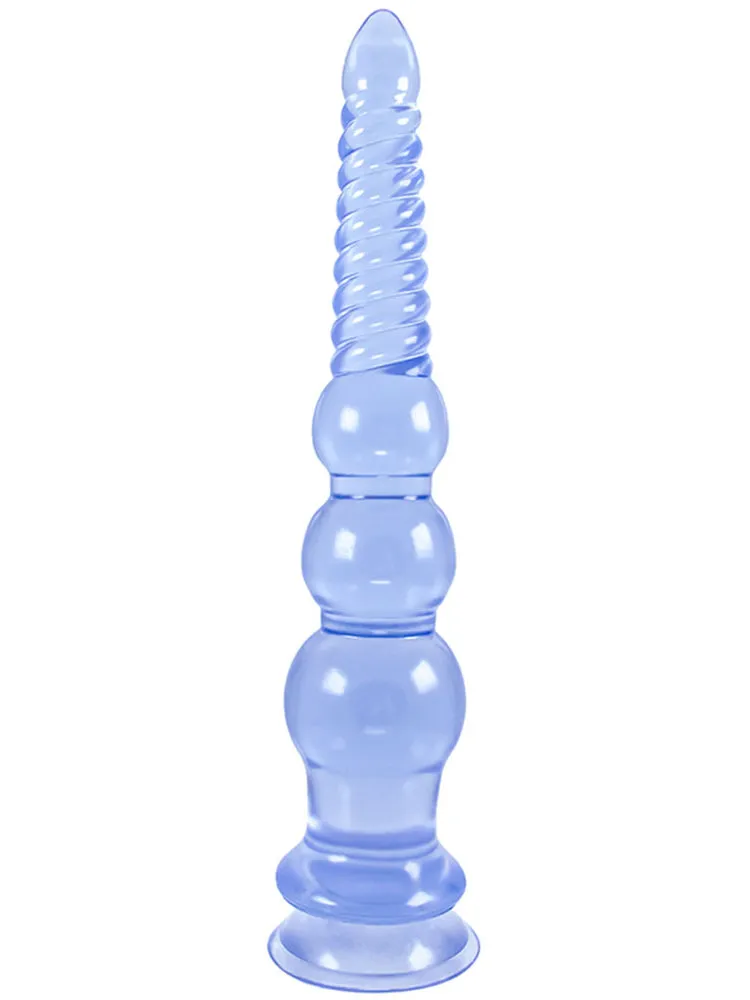 12 inch Long Dildo Butt Plug - Soft Silicone Dildos Penis Thrusting with Powerful Sucker