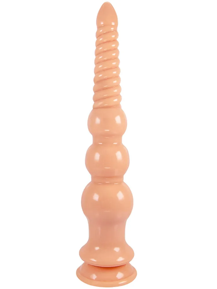 12 inch Long Dildo Butt Plug - Soft Silicone Dildos Penis Thrusting with Powerful Sucker