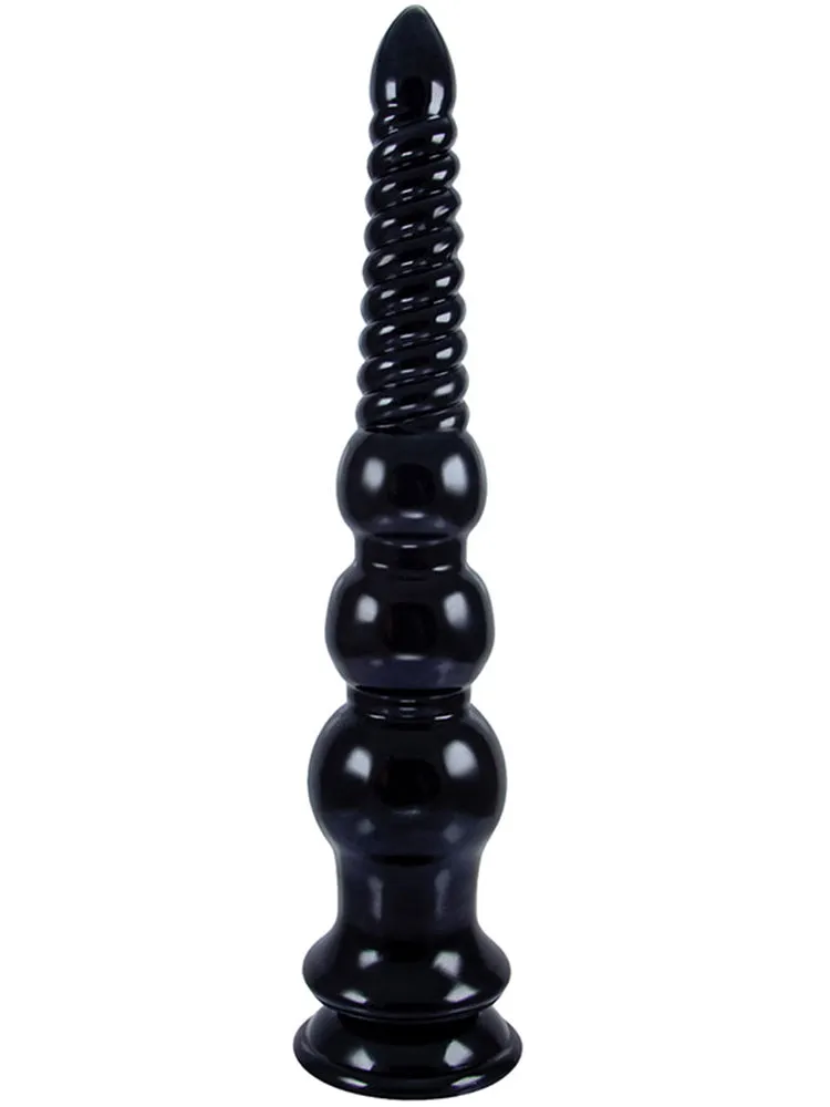 12 inch Long Dildo Butt Plug - Soft Silicone Dildos Penis Thrusting with Powerful Sucker