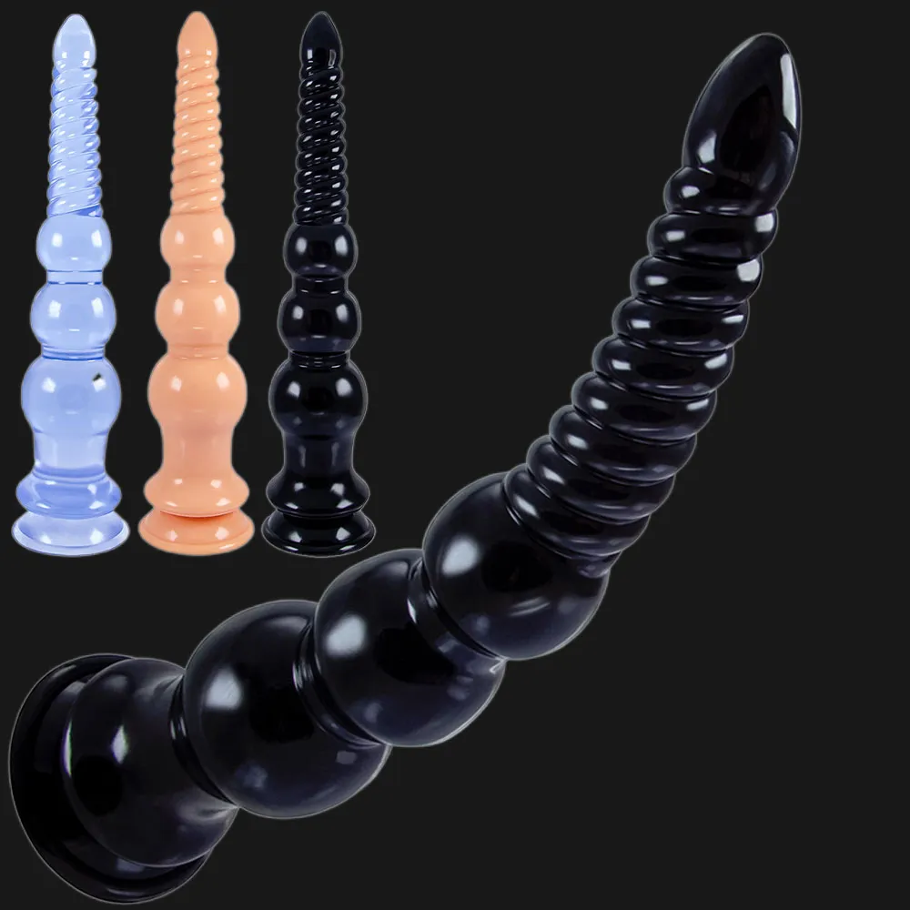 12 inch Long Dildo Butt Plug - Soft Silicone Dildos Penis Thrusting with Powerful Sucker