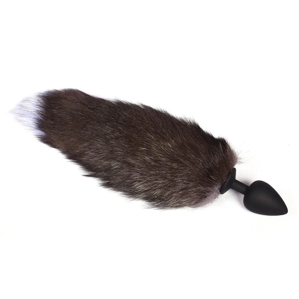 15 Black Fox Tail Silica Gel Plug