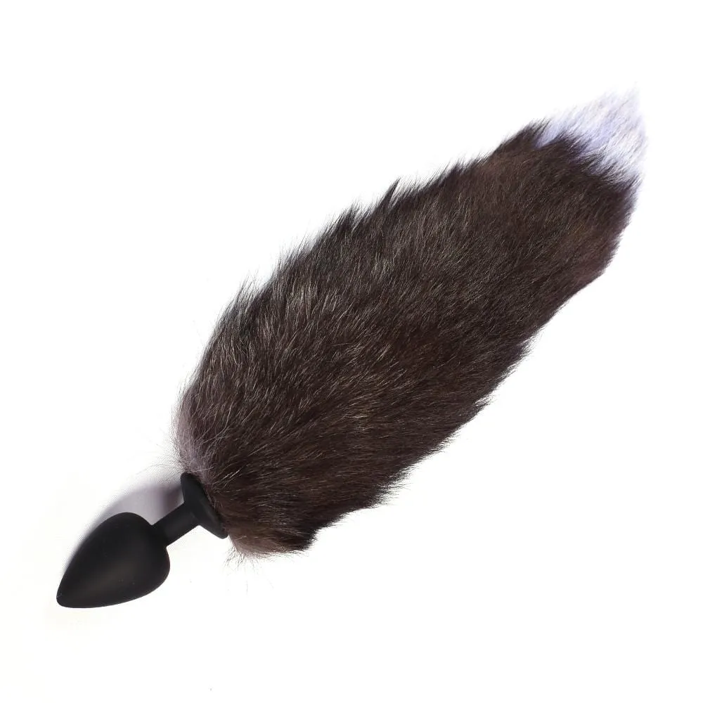 15 Black Fox Tail Silica Gel Plug