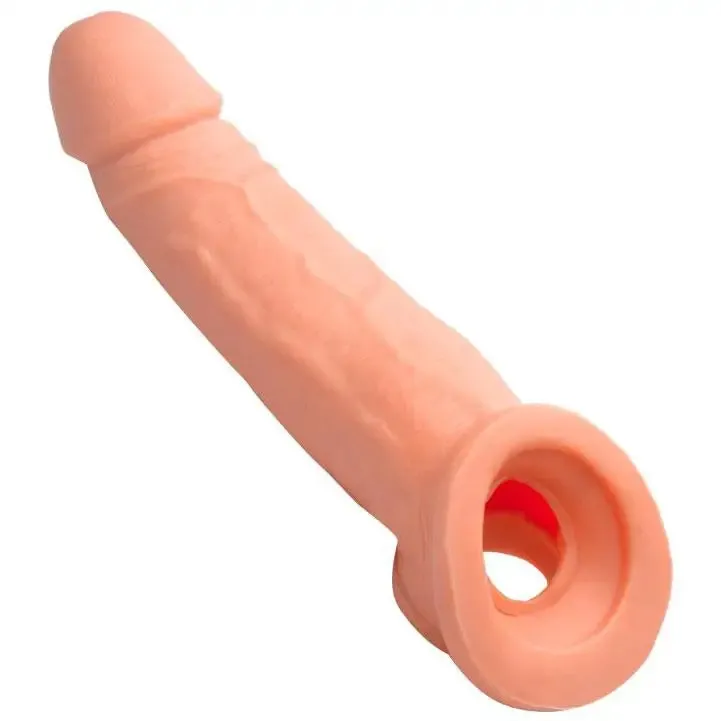 8.5-inch Ultra Realistic Penis Sleeve with Vein Details for Men