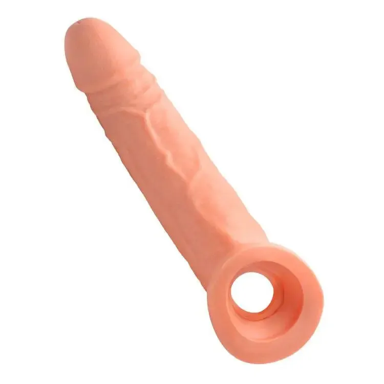 8.5-inch Ultra Realistic Penis Sleeve with Vein Details for Men