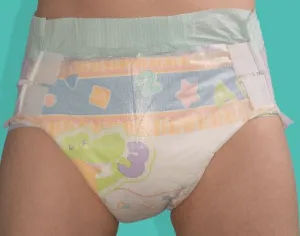 ABU AlphaGatorZ ABDL Adult Diaper 1 Sample