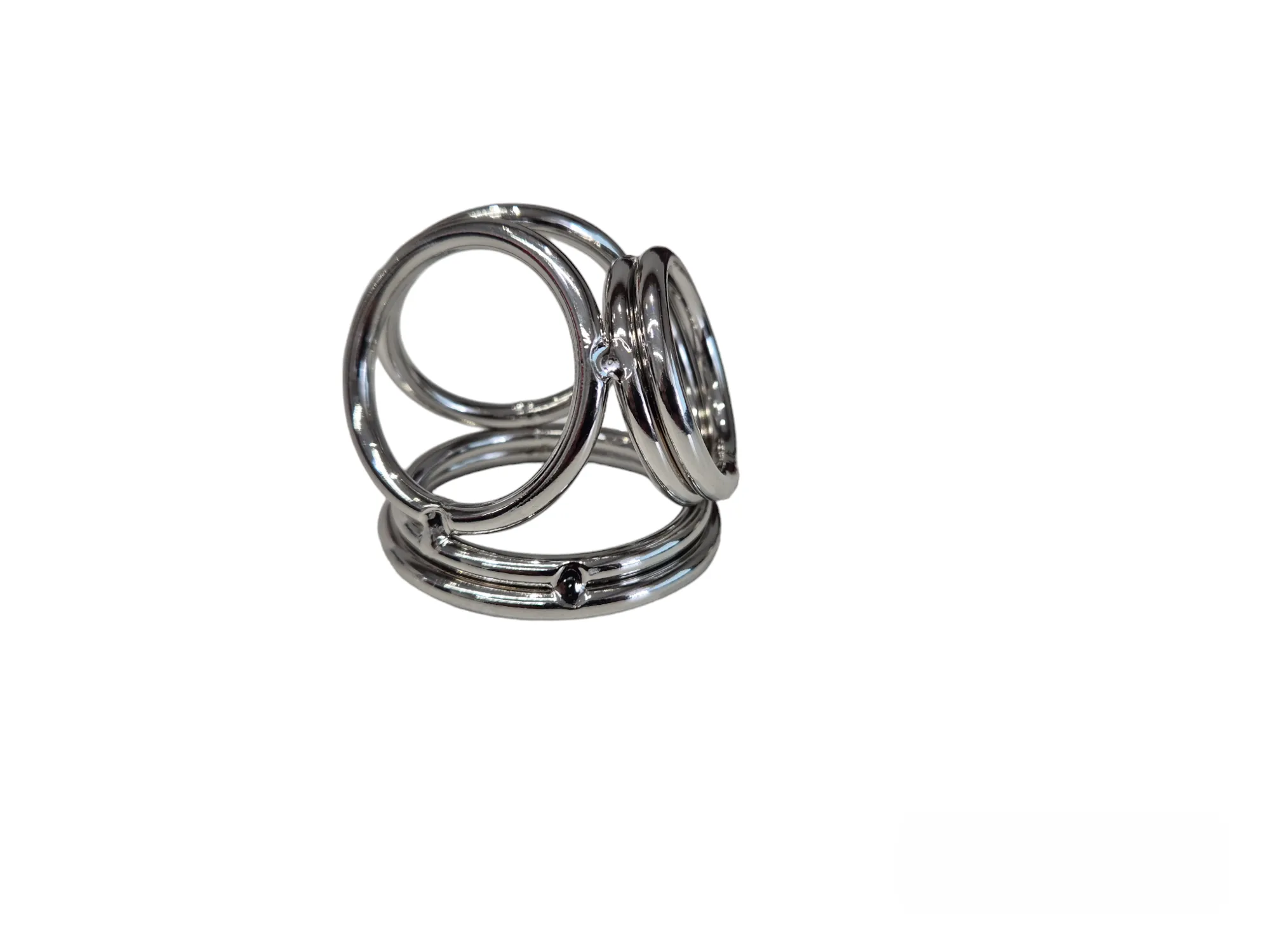 Amigo BDSM Stainless Steel Triple Cock Ring | Stronger Erection