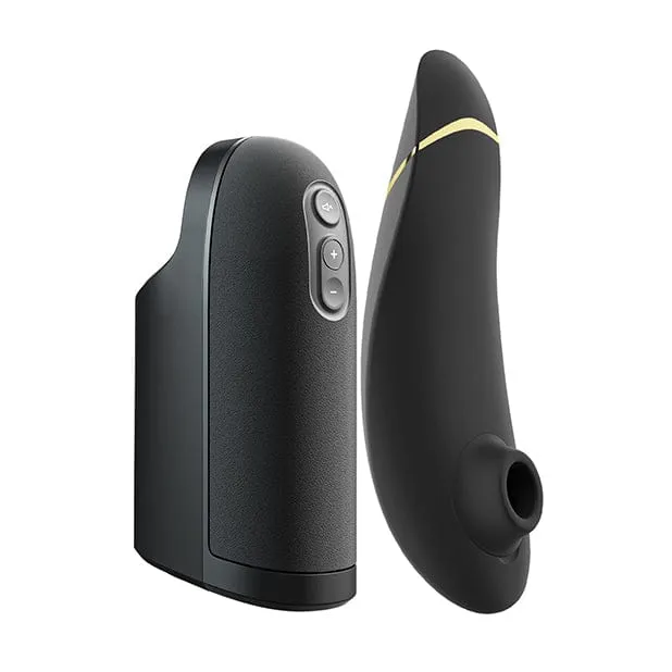 Arcwave - Pleasure Pair Collection Box Ion x Womanizer Premium 2 Couple Massager Set (Black)