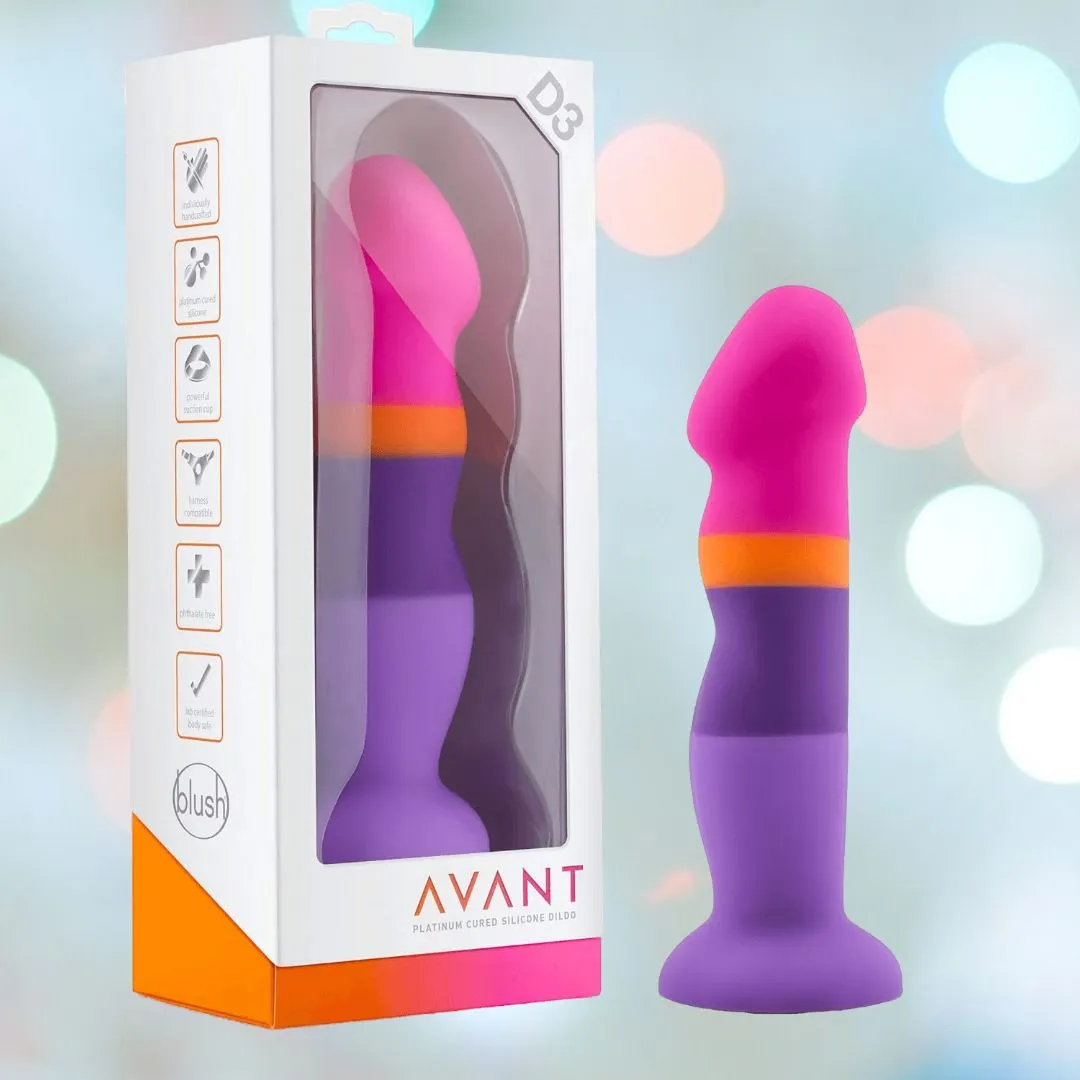 Avant D3 7 Non-Porous Silicone Dildo - Summer Fling