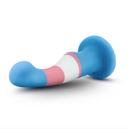 Avant Trans Pride Silicone Suction Cup Dildo