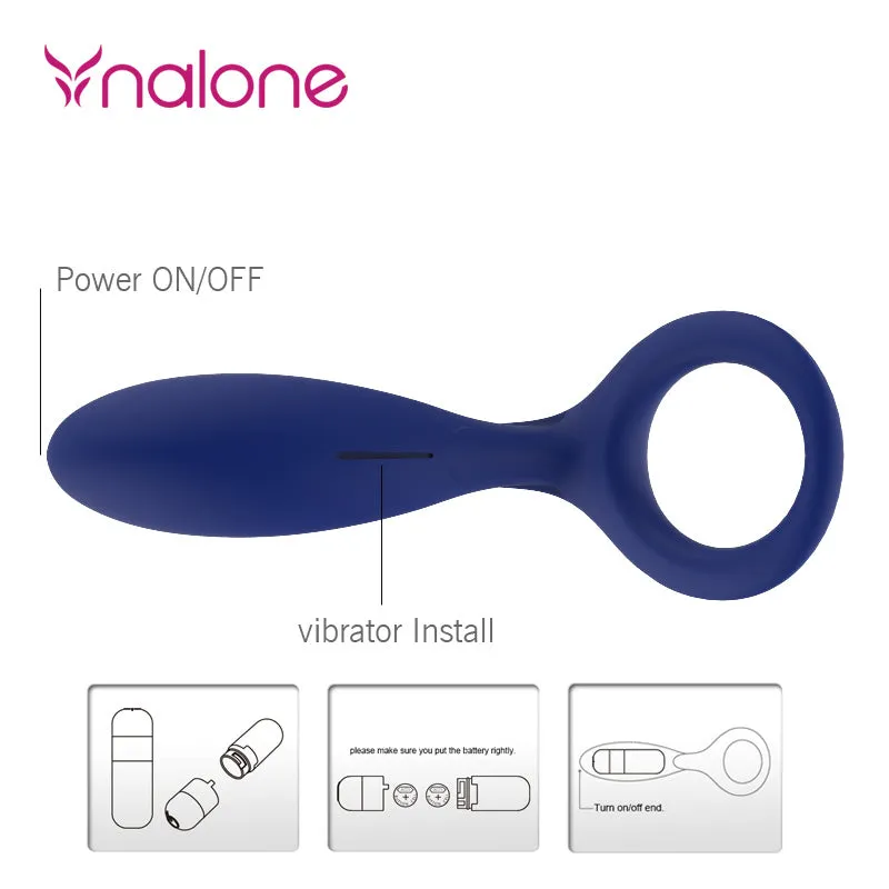 Blue Nalone Vibrating Tango | Couples Clitoris Stimulation | Silicone