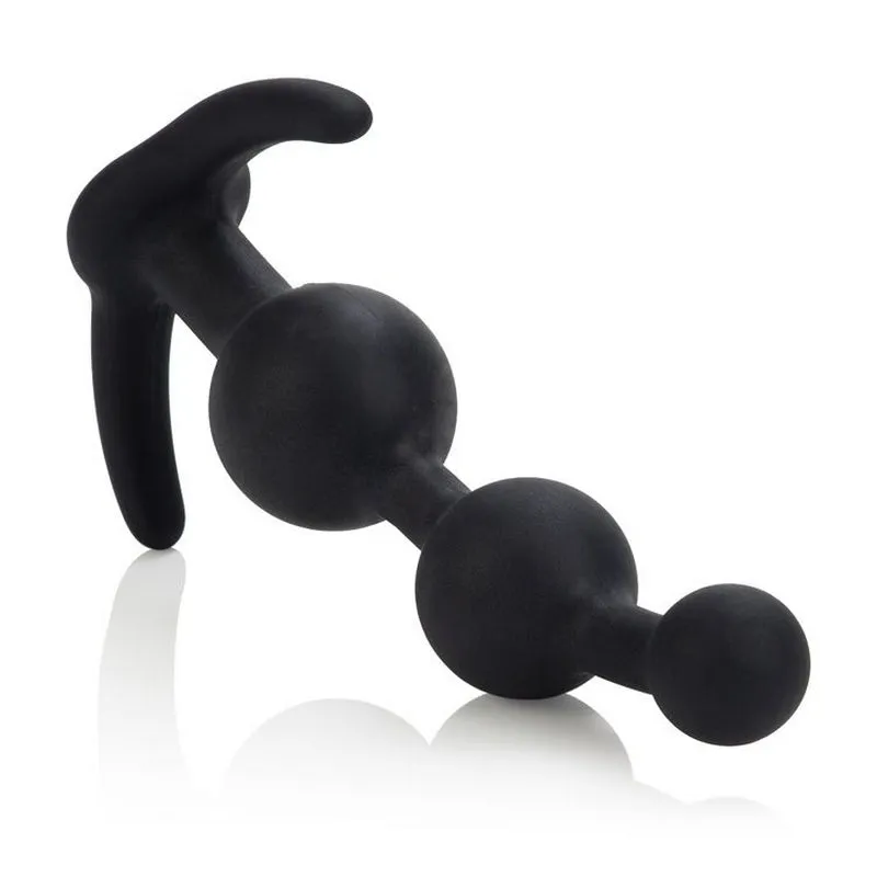 Booty Call Graduated Silicone Booty Beads - Black