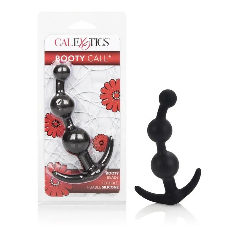 Booty Call Graduated Silicone Booty Beads - Black