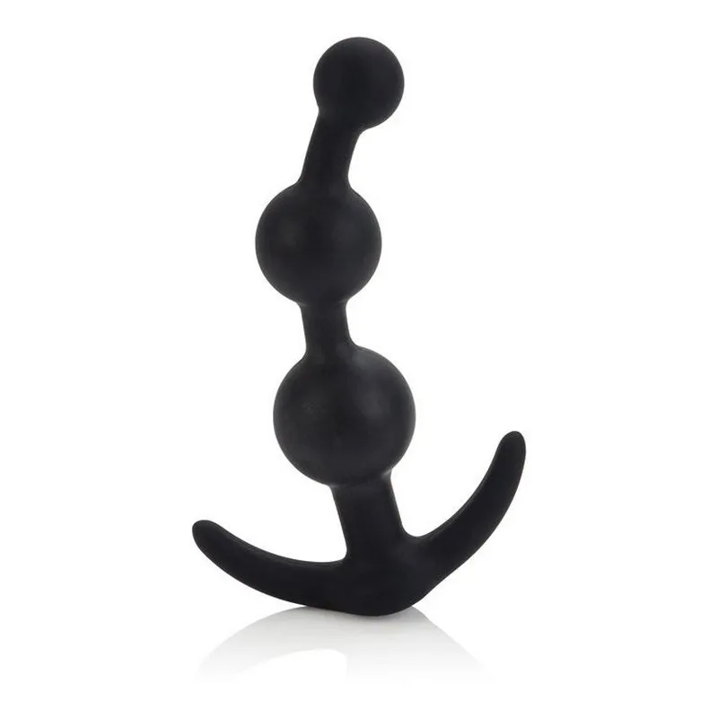 Booty Call Graduated Silicone Booty Beads - Black