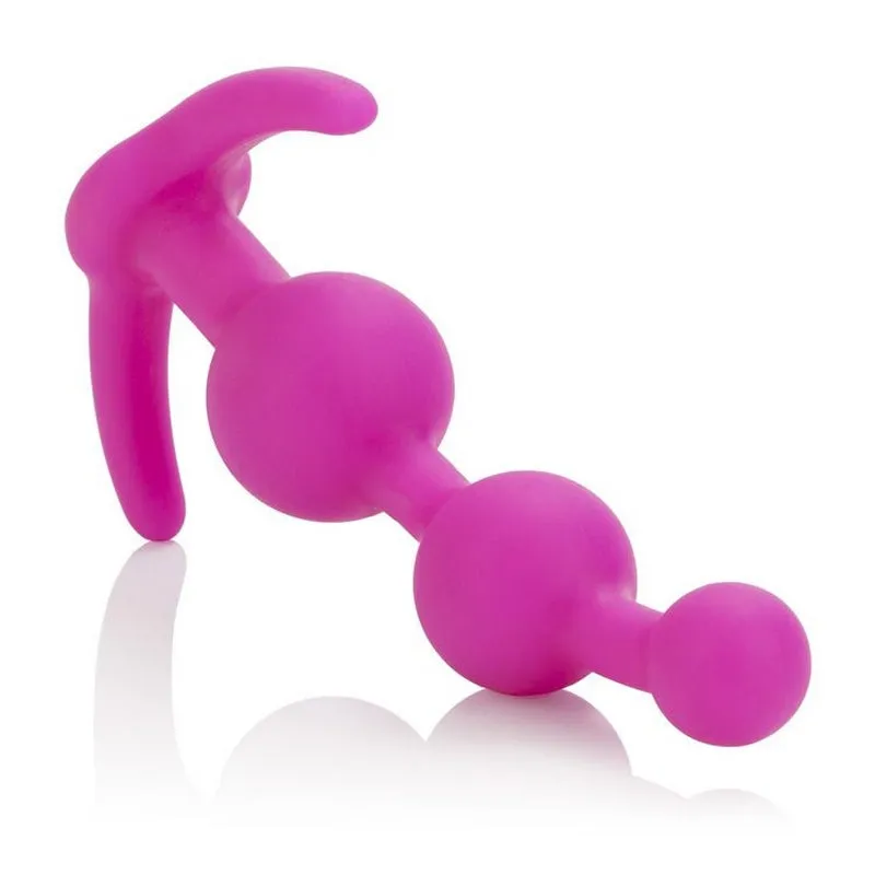 Booty Call Graduated Silicone Booty Beads - Pink