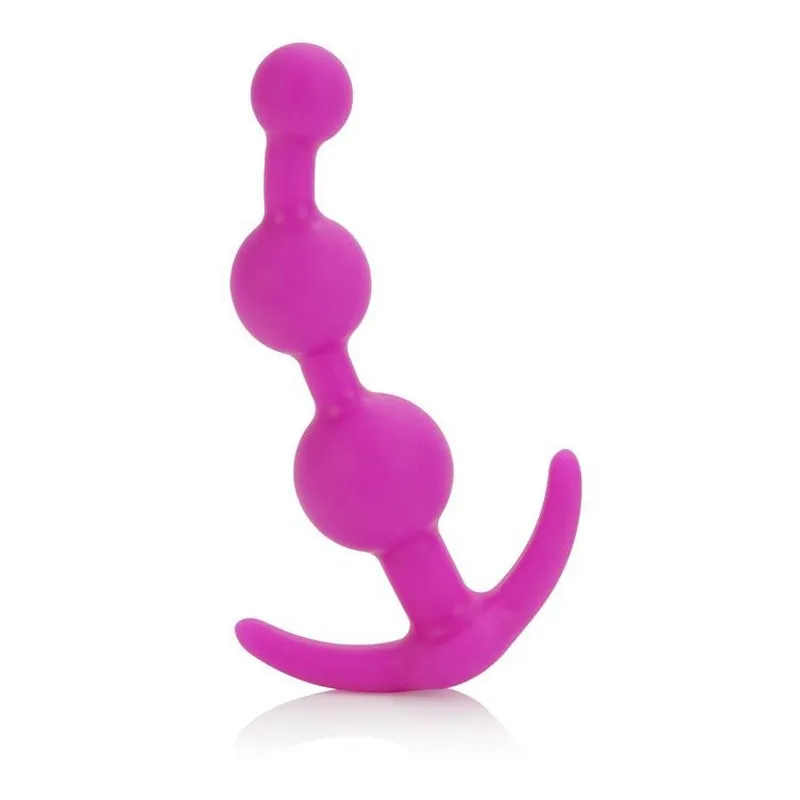 Booty Call Graduated Silicone Booty Beads - Pink