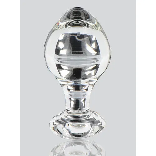 Brilliant Star Glass Butt Plug 9 X Ø 4 cm