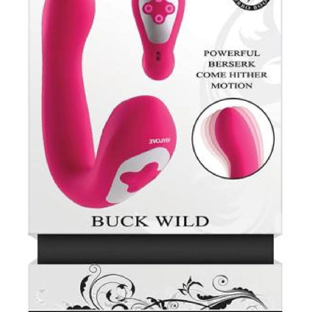 Buck Wild Gyrating Thumping Hands-Free Dual Stimulation Vibrator