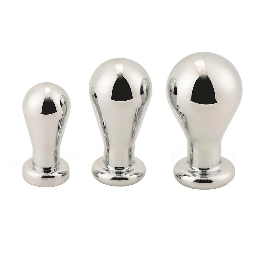 Bulb Shaped Jeweled Plug 3 Piece Set