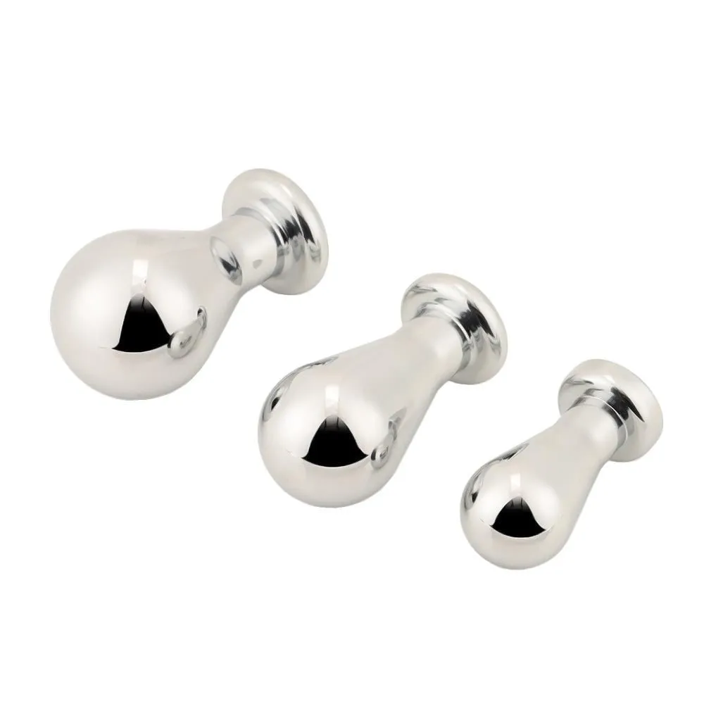 Bulb Shaped Jeweled Plug 3 Piece Set