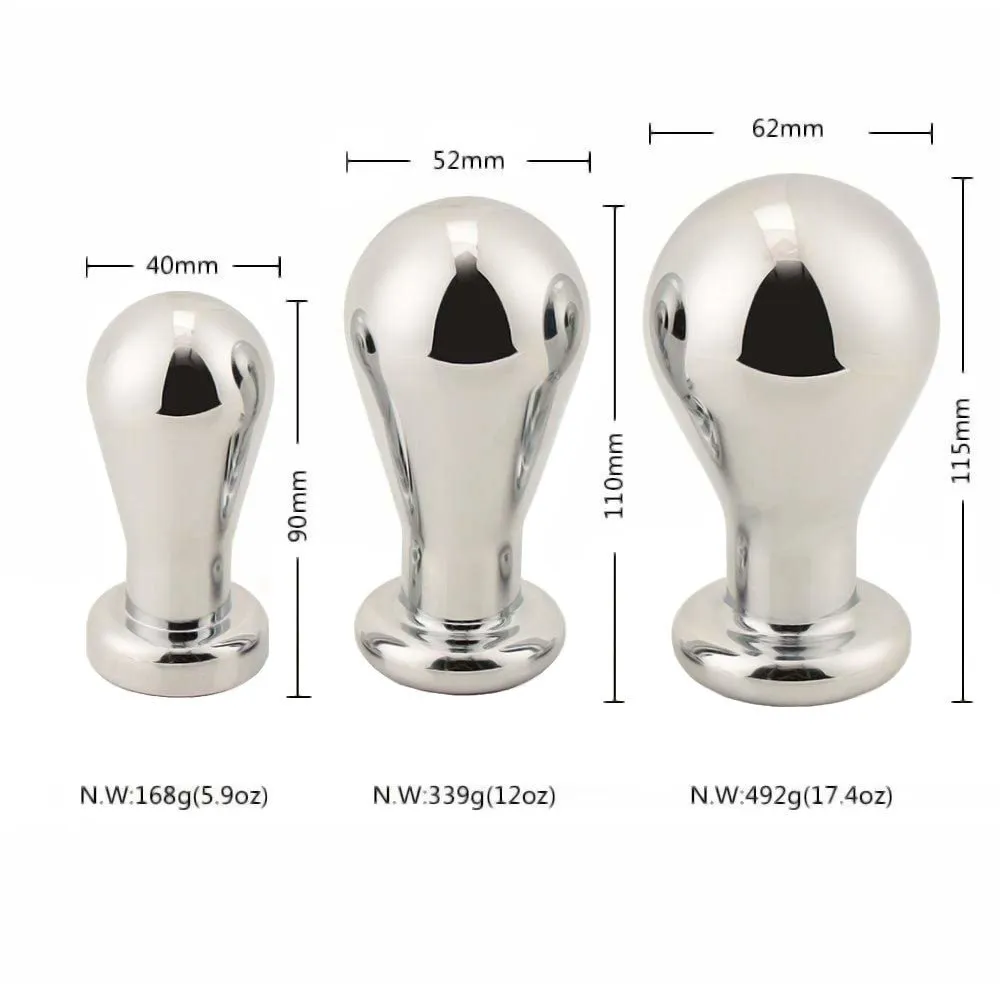 Bulb Shaped Jeweled Plug 3 Piece Set