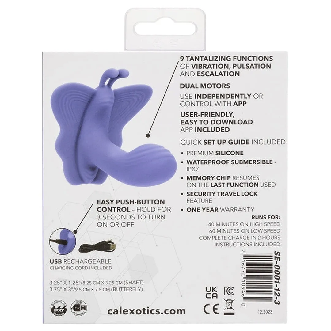 CalExotics Connect Venus Butterfly App Remote Control Dual Stimulator