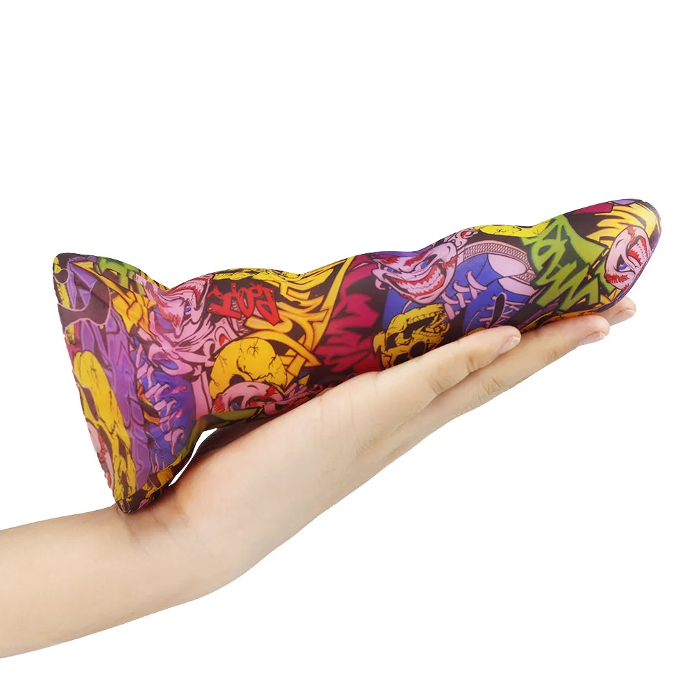Camo Colorful Anal Dildo Buttplug Prostate Massager - Big Suction Cup Silicone Sex Toys for Women