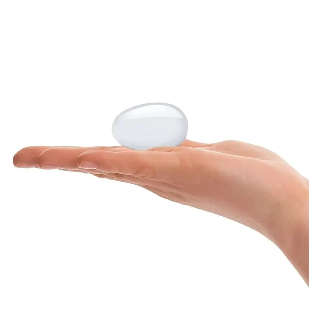 Clear Glass Yoni Eggs 2 Piece Set