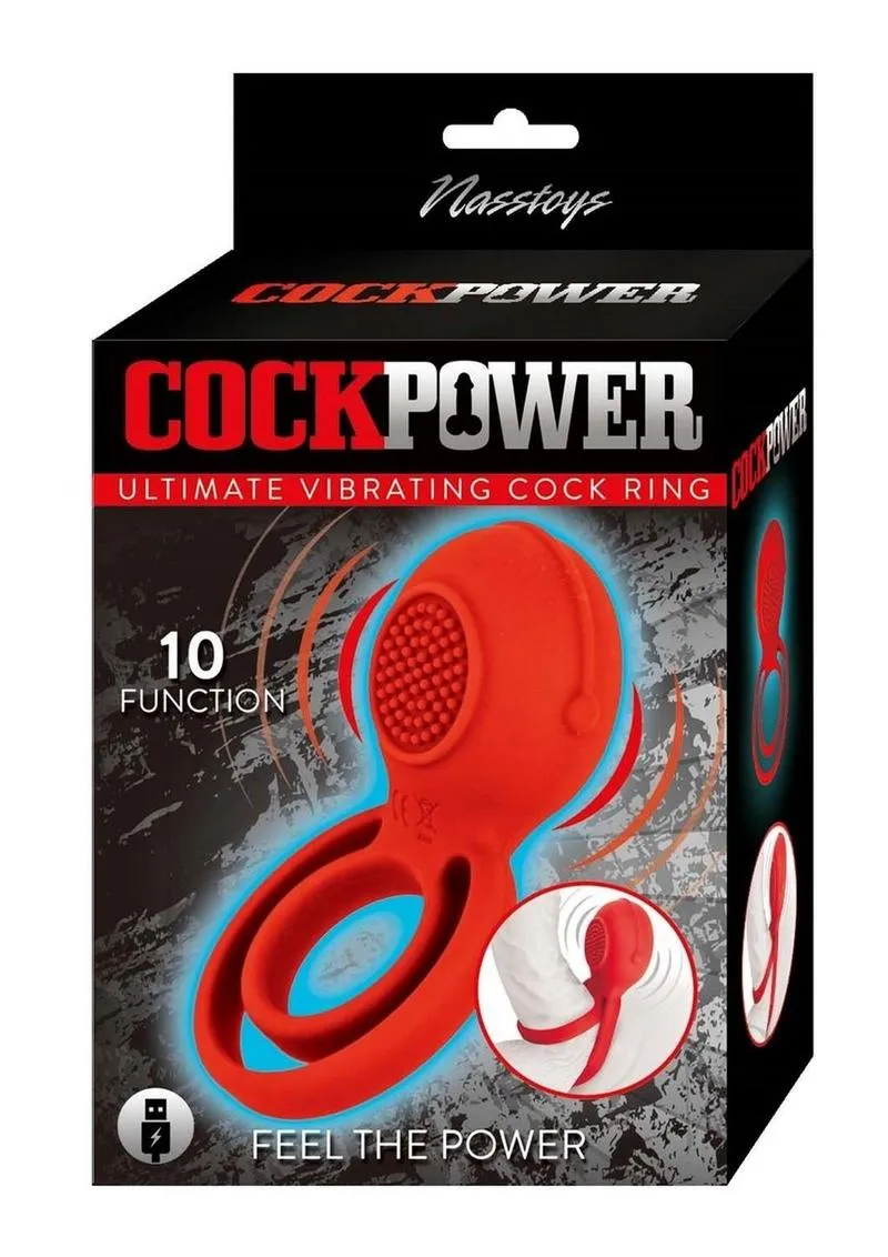 Cockpower Ultimate Vibe Cockring Red