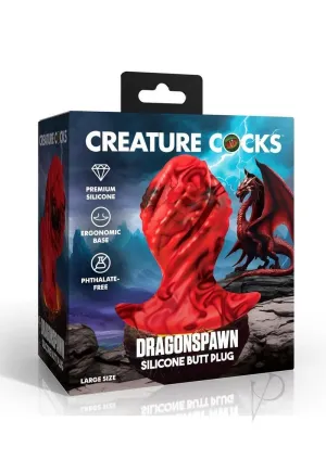 Creature Cock Dragonspawn Plug Lg Red