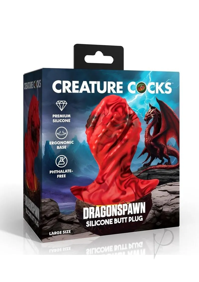 Creature Cock Dragonspawn Plug Lg Red