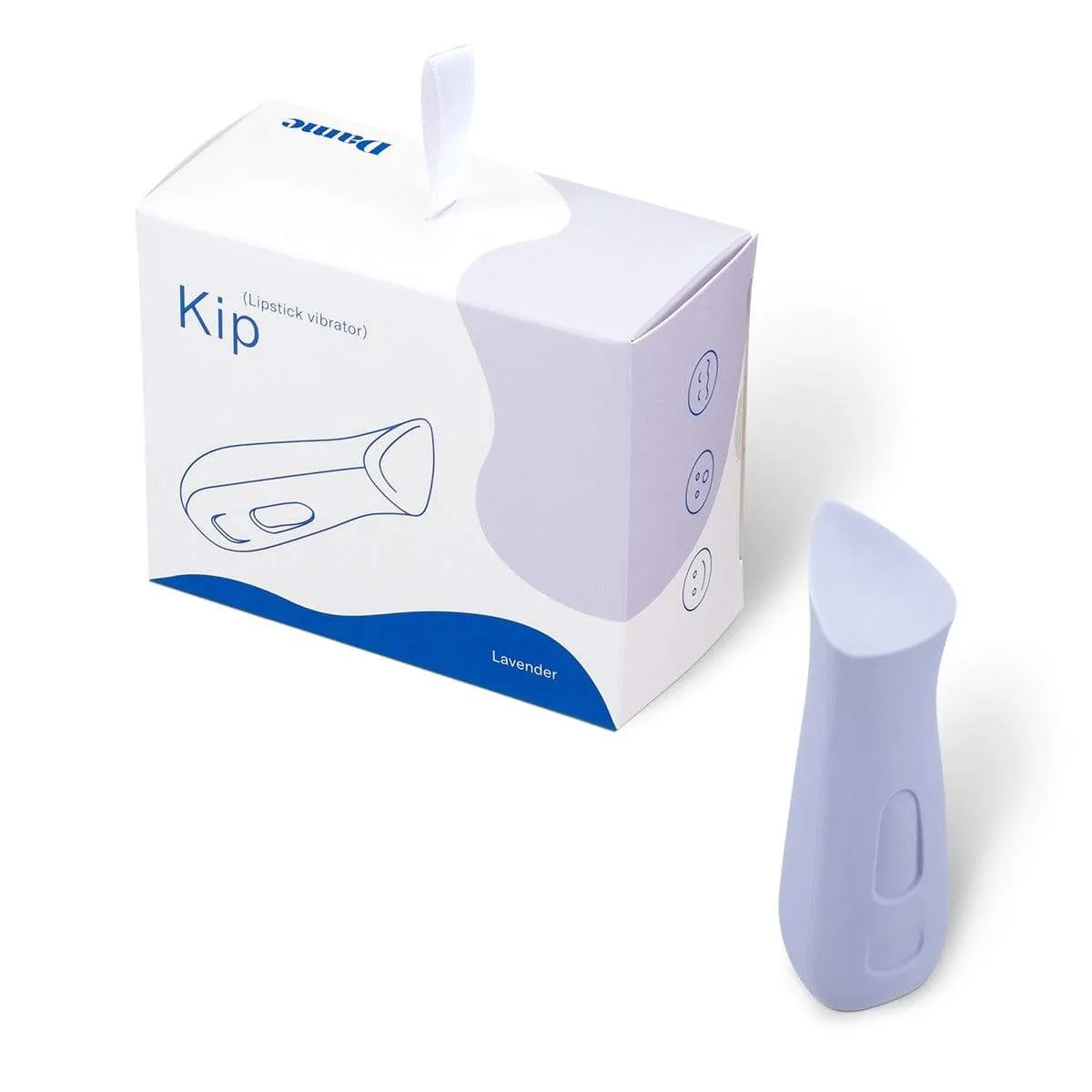 Dame Kip Waterproof Rechargeable Lipstick Vibrator - Lavender