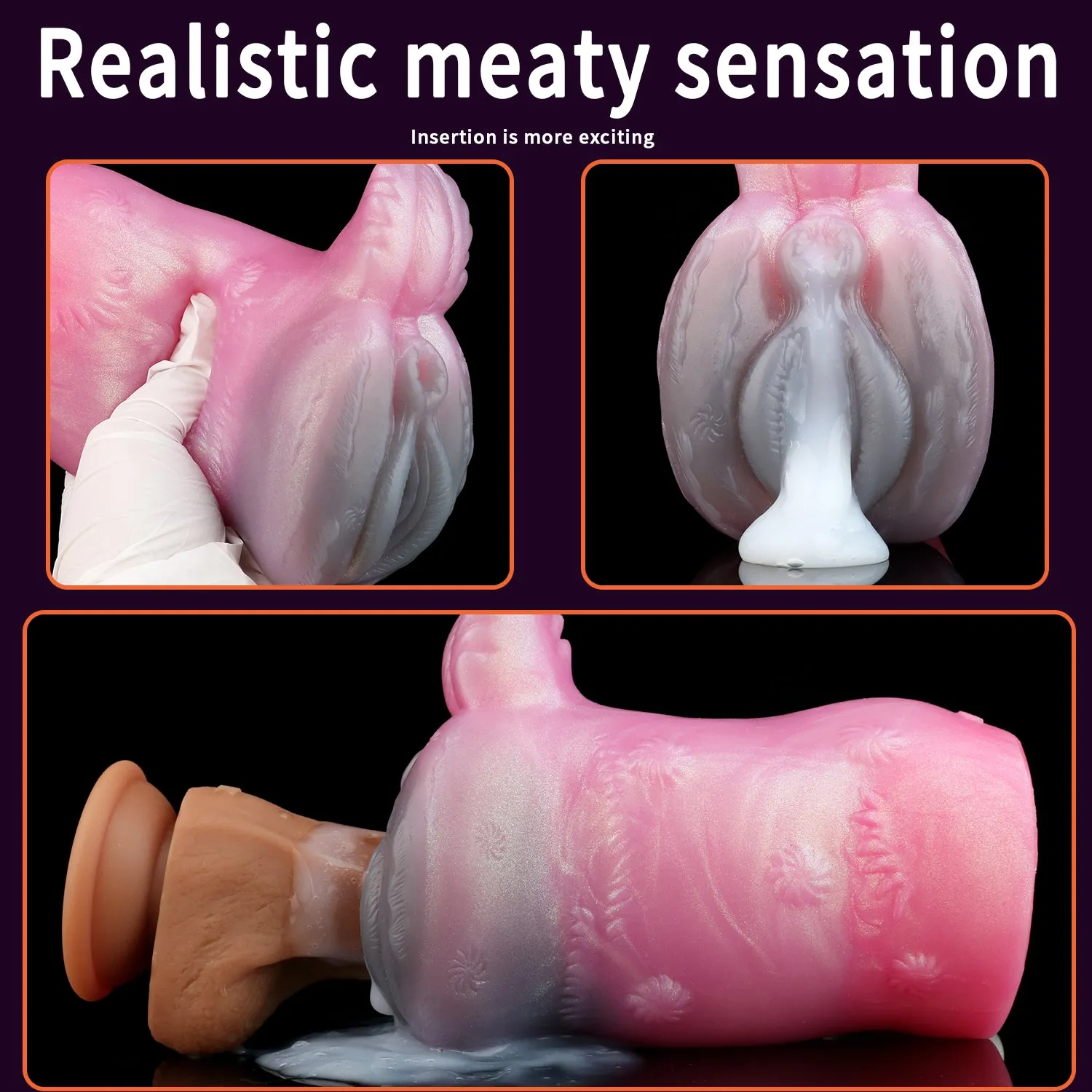 Deer Gril Animal Pocket Pussy Male Masturbator - Fantasy Penis Masturbation Cup Mens Sex Toys