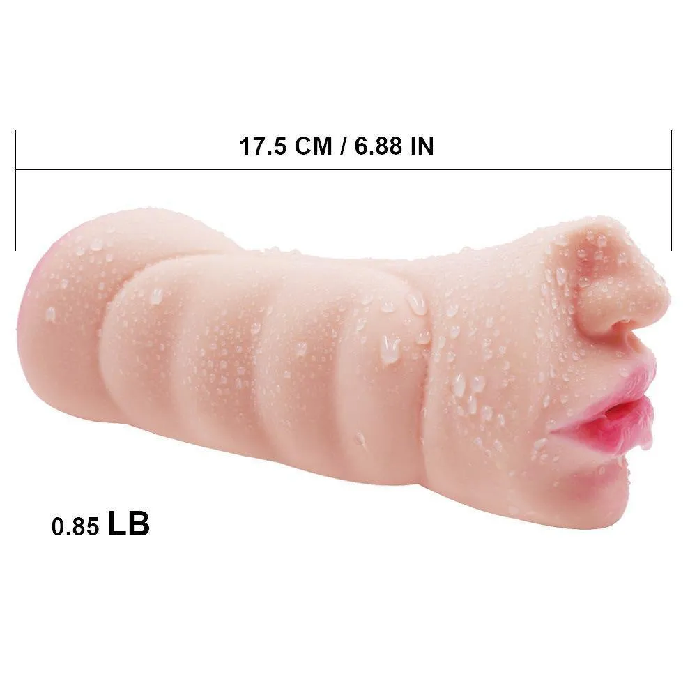 Double Functions Realistic Vagina and Mouth