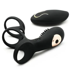 Dual Vibrating Cock Ring | Clitoral Stimulation | Penis Sleeve | Remote Control | USB
