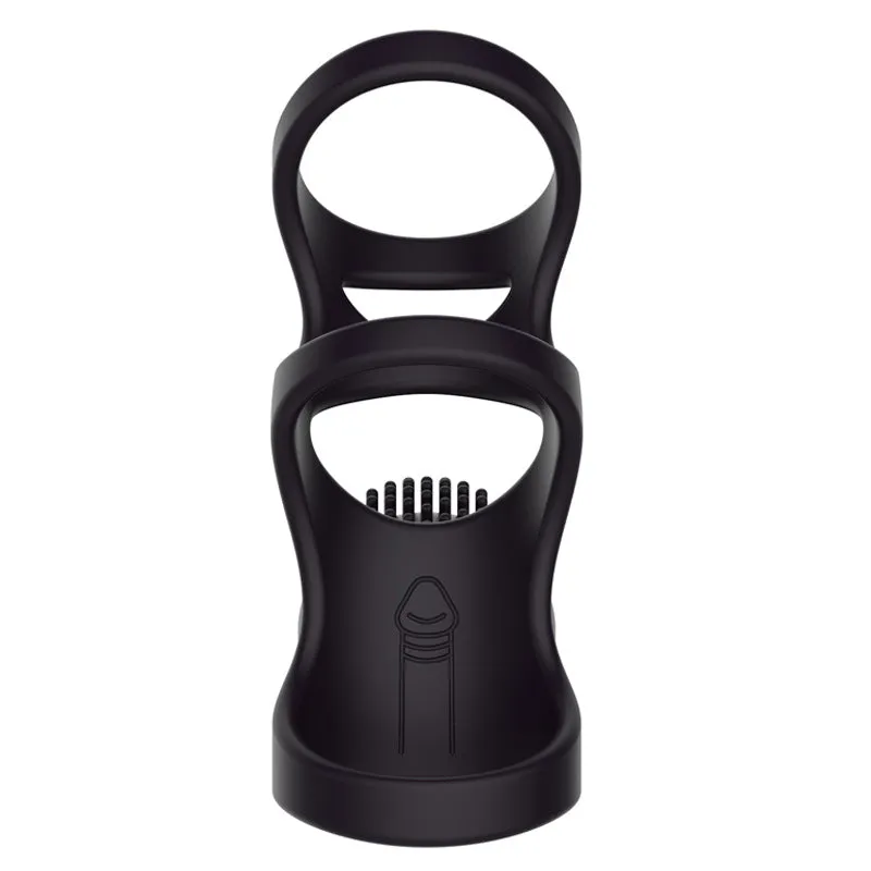 Dual Vibrating Cock Ring | Clitoral Stimulation | Penis Sleeve | Remote Control | USB