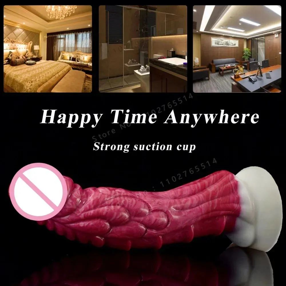 Ejaculating Monster Dragon Dildo Butt Plug - Water Jet Squirting Vagina Anal Sex Toys