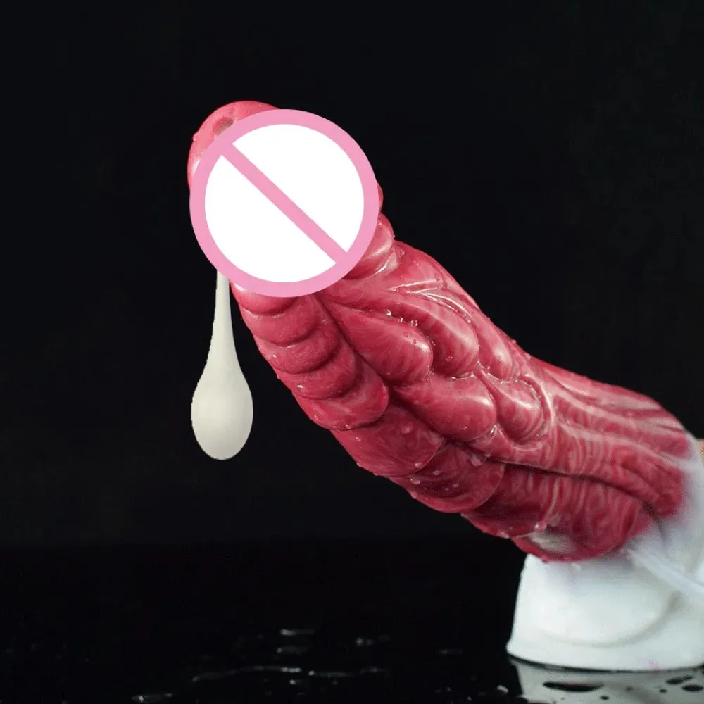 Ejaculating Monster Dragon Dildo Butt Plug - Water Jet Squirting Vagina Anal Sex Toys