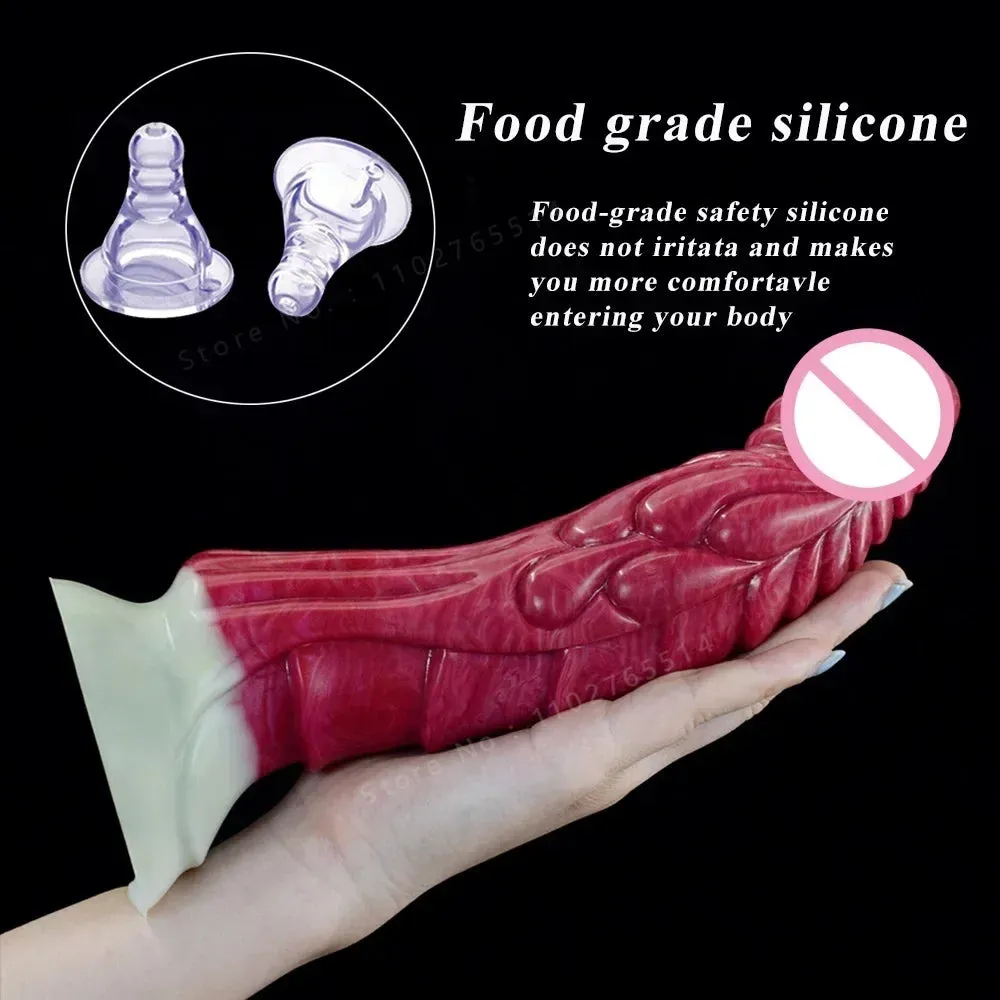Ejaculating Monster Dragon Dildo Butt Plug - Water Jet Squirting Vagina Anal Sex Toys