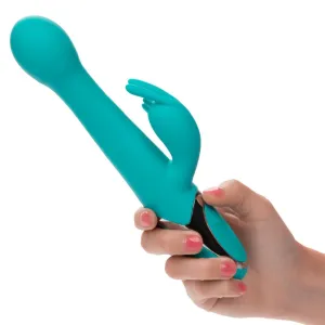 Enchanted Oscillate Rotating Head Thrusting Rabbit Vibrator - Teal