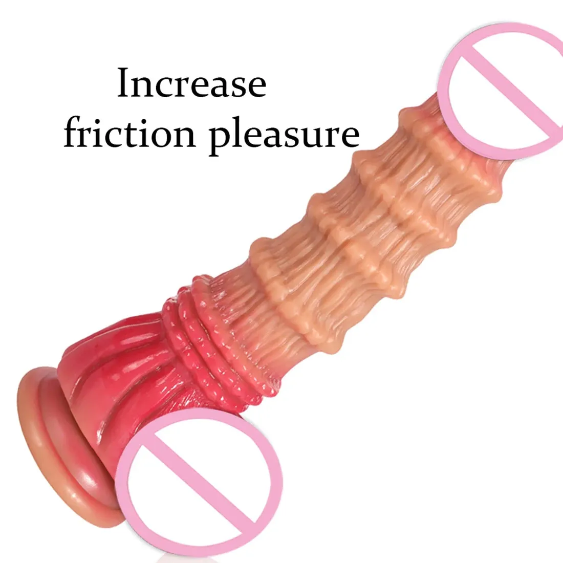 Exotic Anal Dildo Dilator Sex Toys - Big Threads Silicone Dildos Prostate Massage Milking