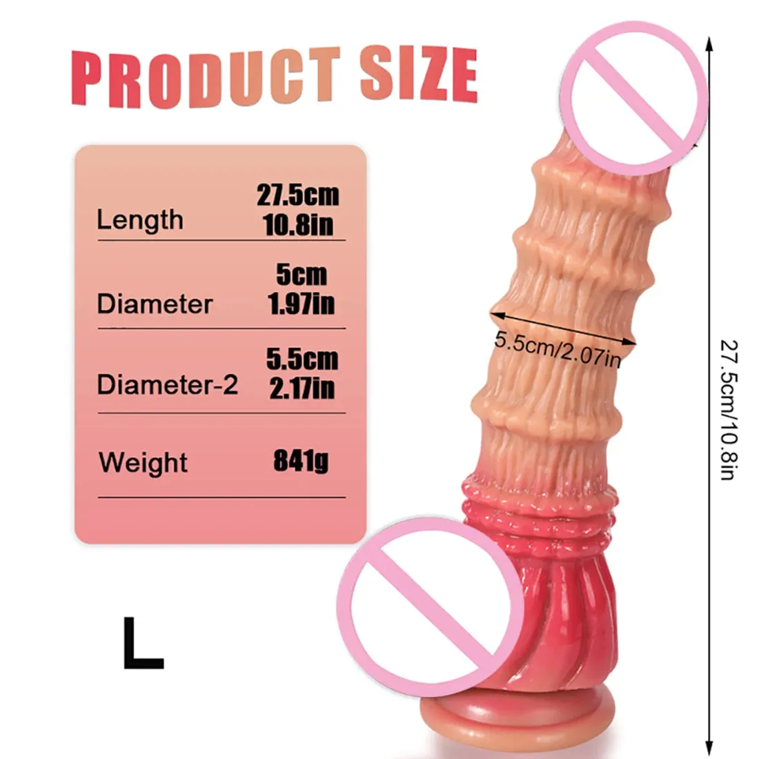Exotic Anal Dildo Dilator Sex Toys - Big Threads Silicone Dildos Prostate Massage Milking