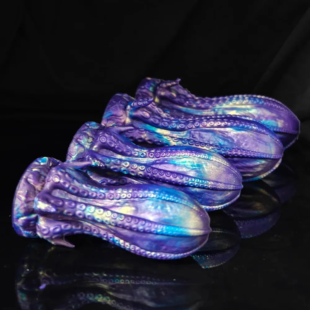 Fantasy Monster Dildo Butt Plug - Exotic Starry Silicone Anal Dildos Vaginal Prostate Massager