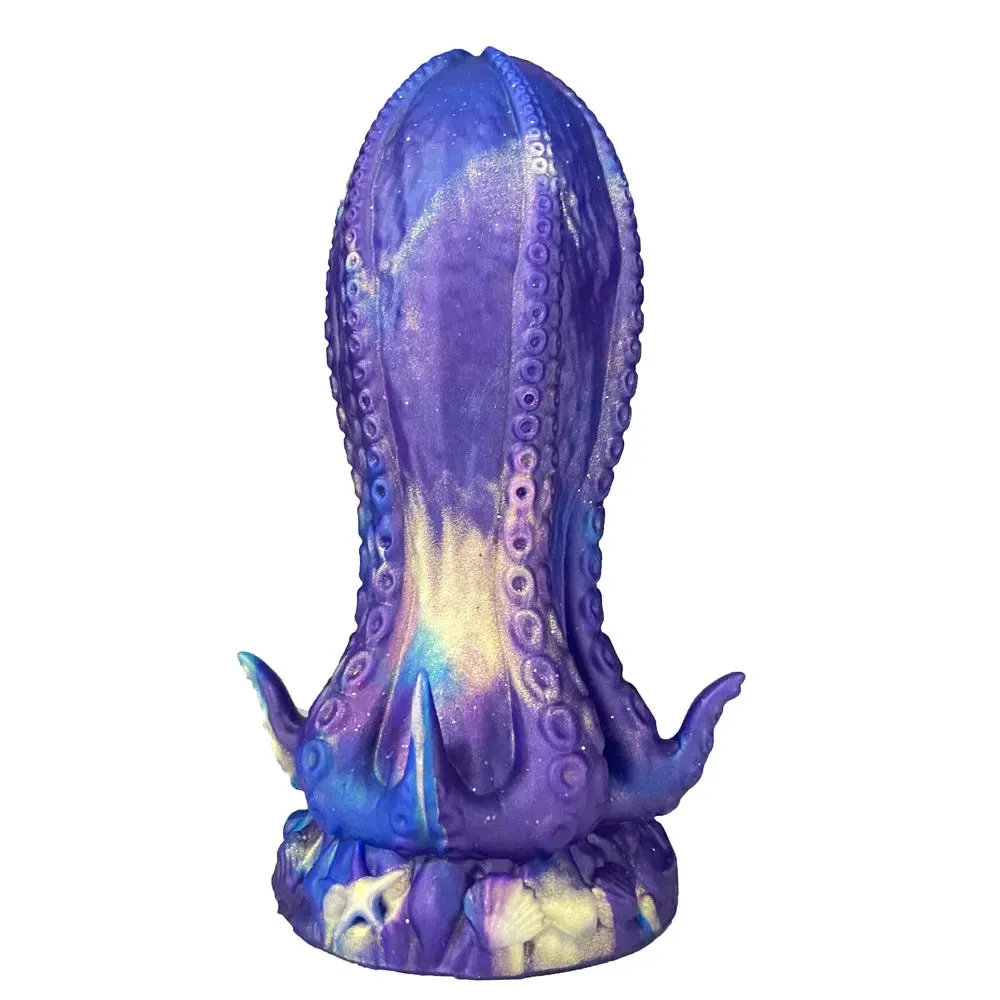 Fantasy Monster Dildo Butt Plug - Exotic Starry Silicone Anal Dildos Vaginal Prostate Massager