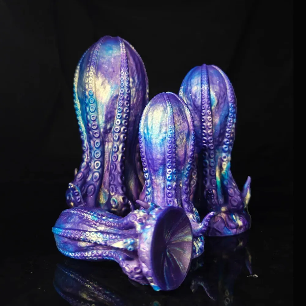 Fantasy Monster Dildo Butt Plug - Exotic Starry Silicone Anal Dildos Vaginal Prostate Massager