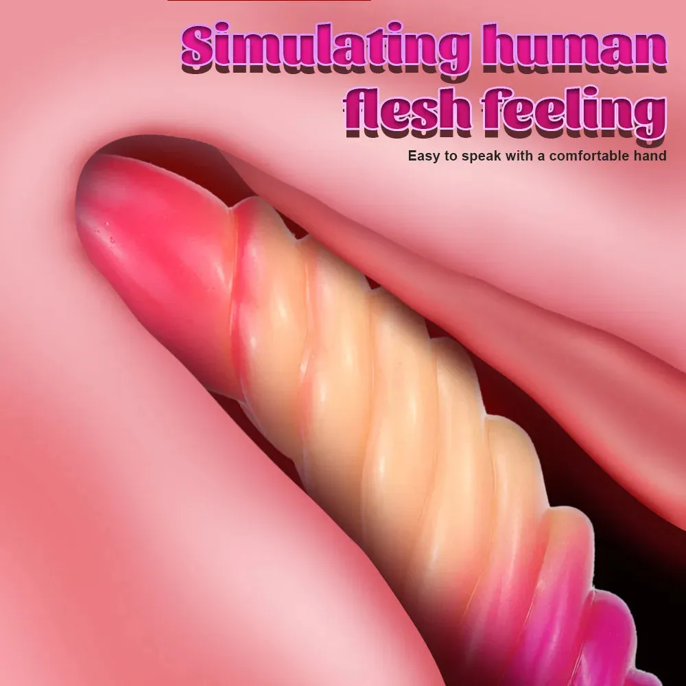 Fantasy Sprial Anal Dildo Butt Plug - Realistic Silicone Vagianl Prostate Female Sex Toys