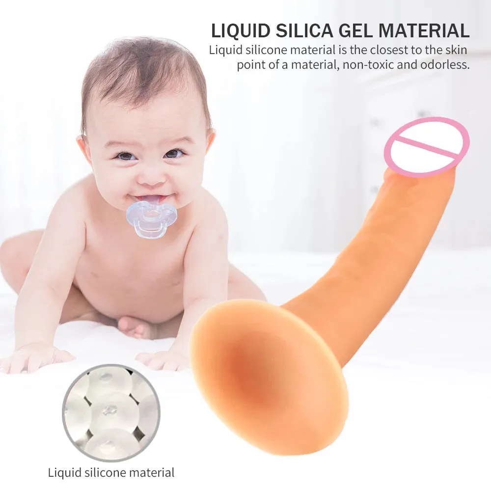 Finger Shape Anal Dildo - Soft Silicone Small Dildo Butt Plug