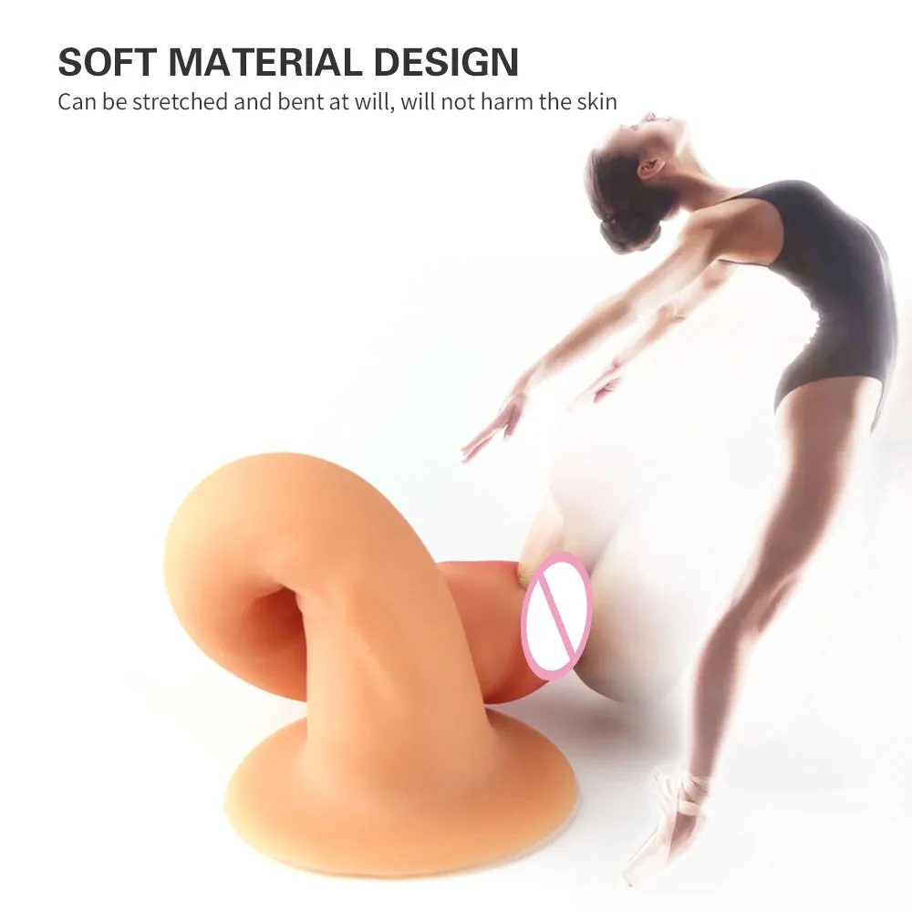 Finger Shape Anal Dildo - Soft Silicone Small Dildo Butt Plug