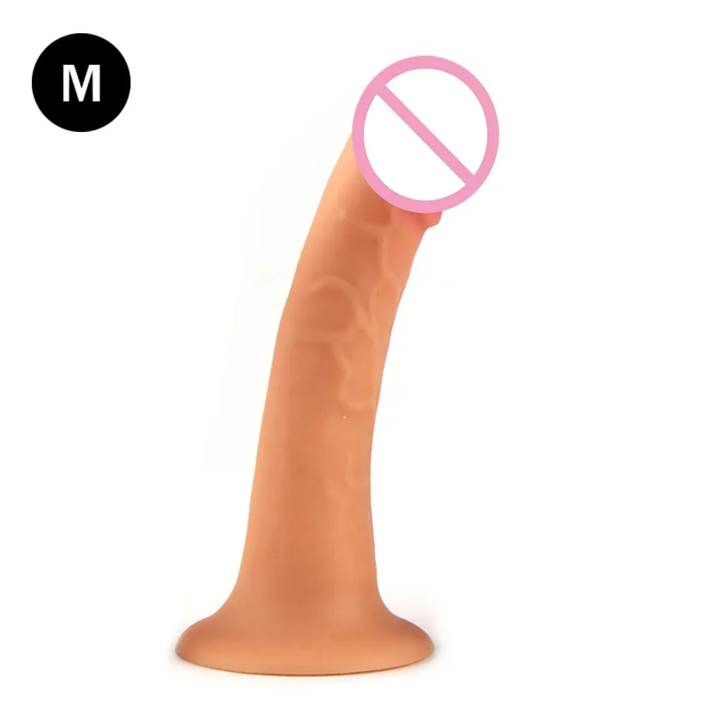 Finger Shape Anal Dildo - Soft Silicone Small Dildo Butt Plug